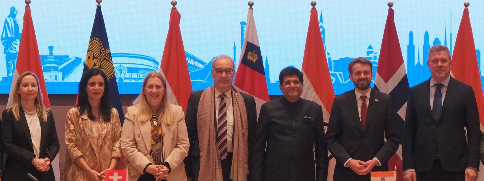 India Signs $100bn Trade Pact With EFTA bloc